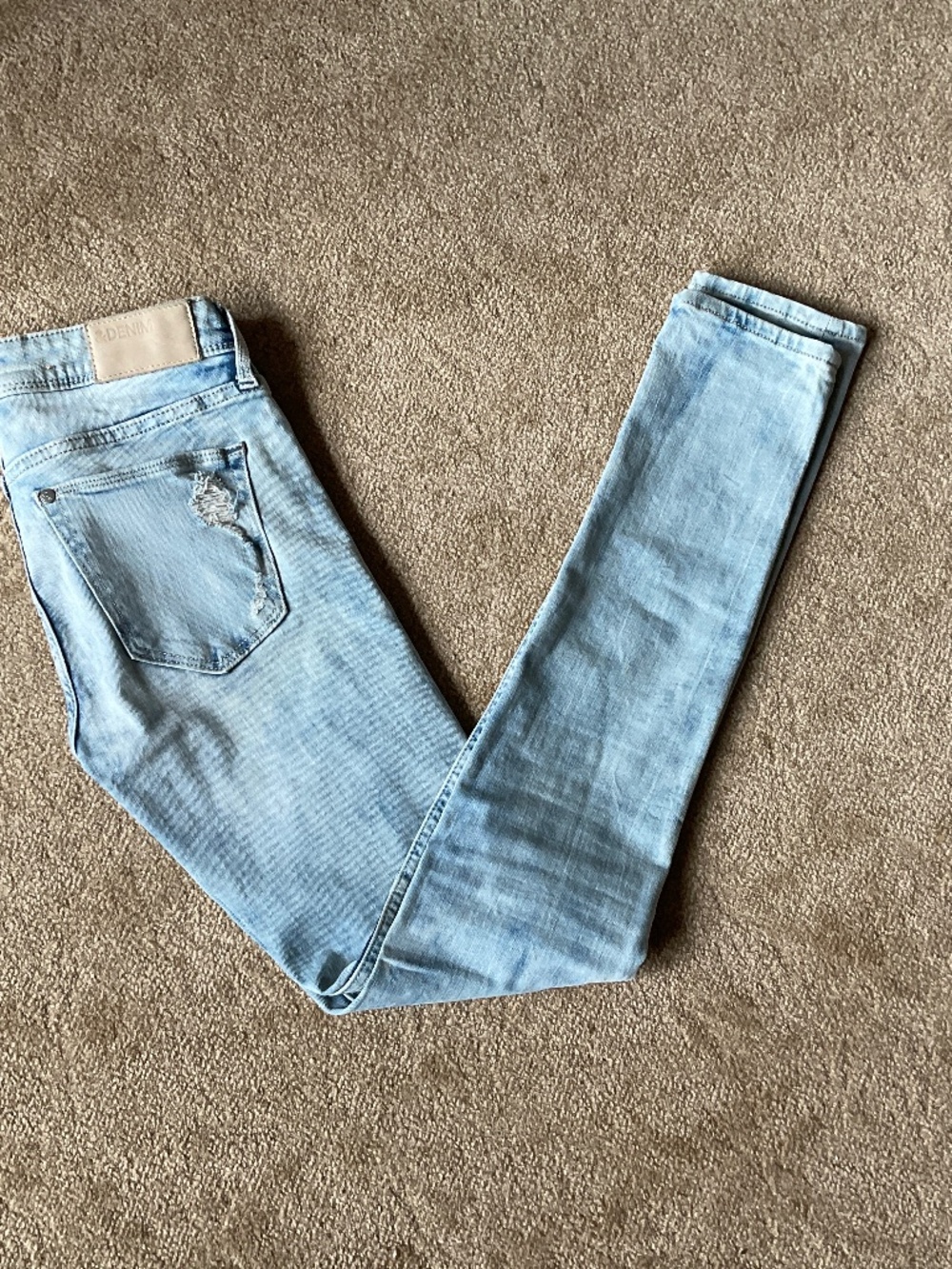 H & M skinny low waist jeans